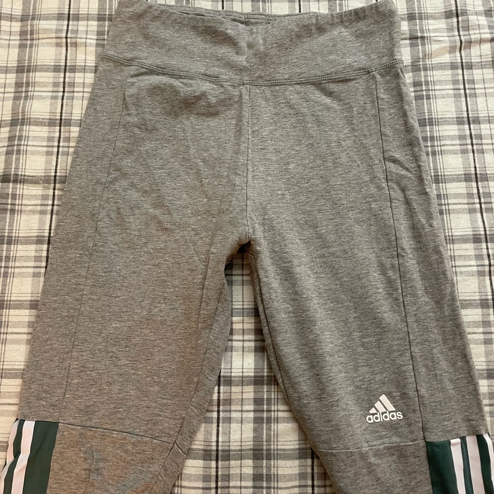 grey adidas leggings